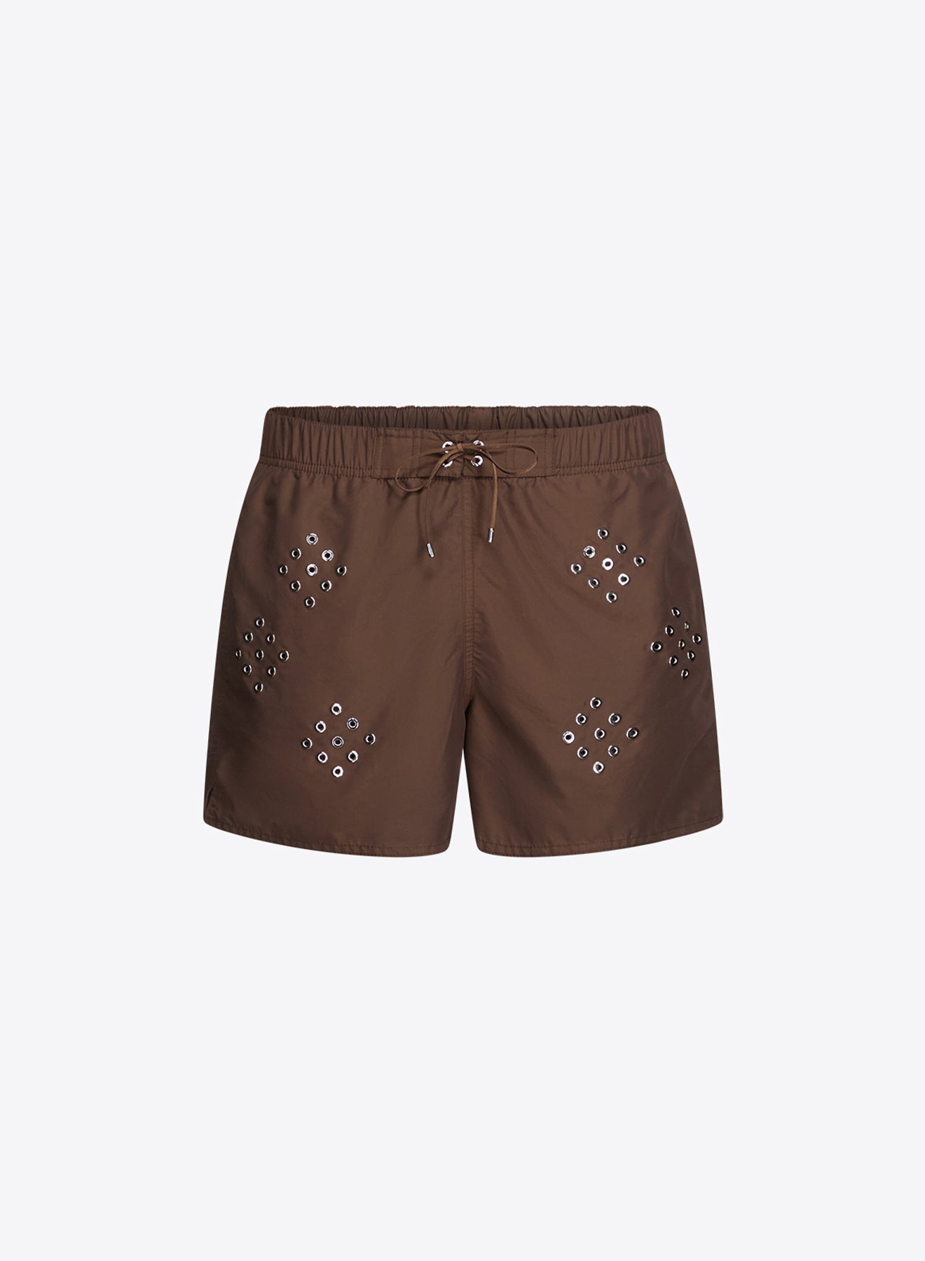 Diamond Eyelet Swim Shorts