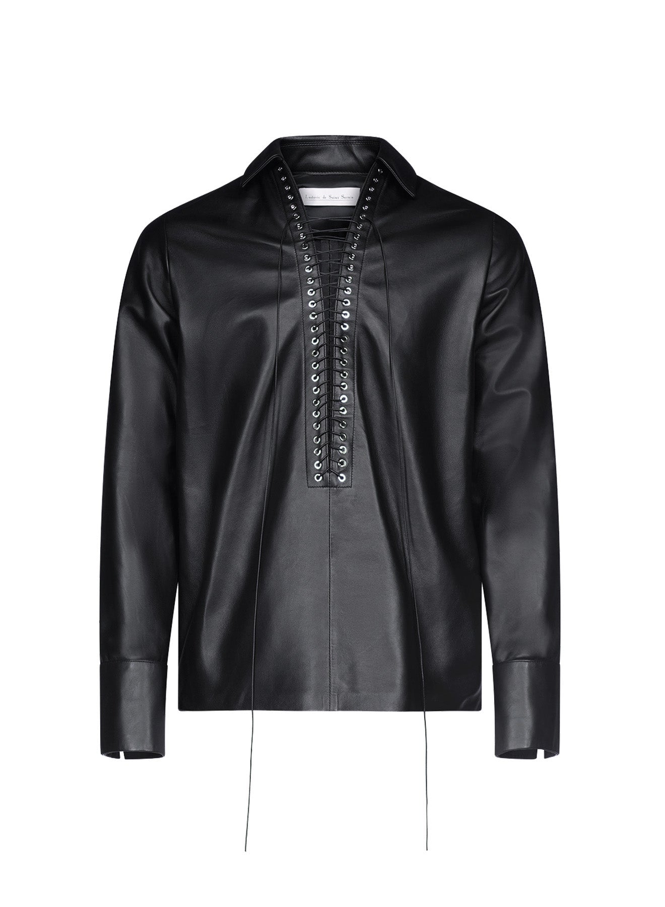 Alan Shirt in Leather