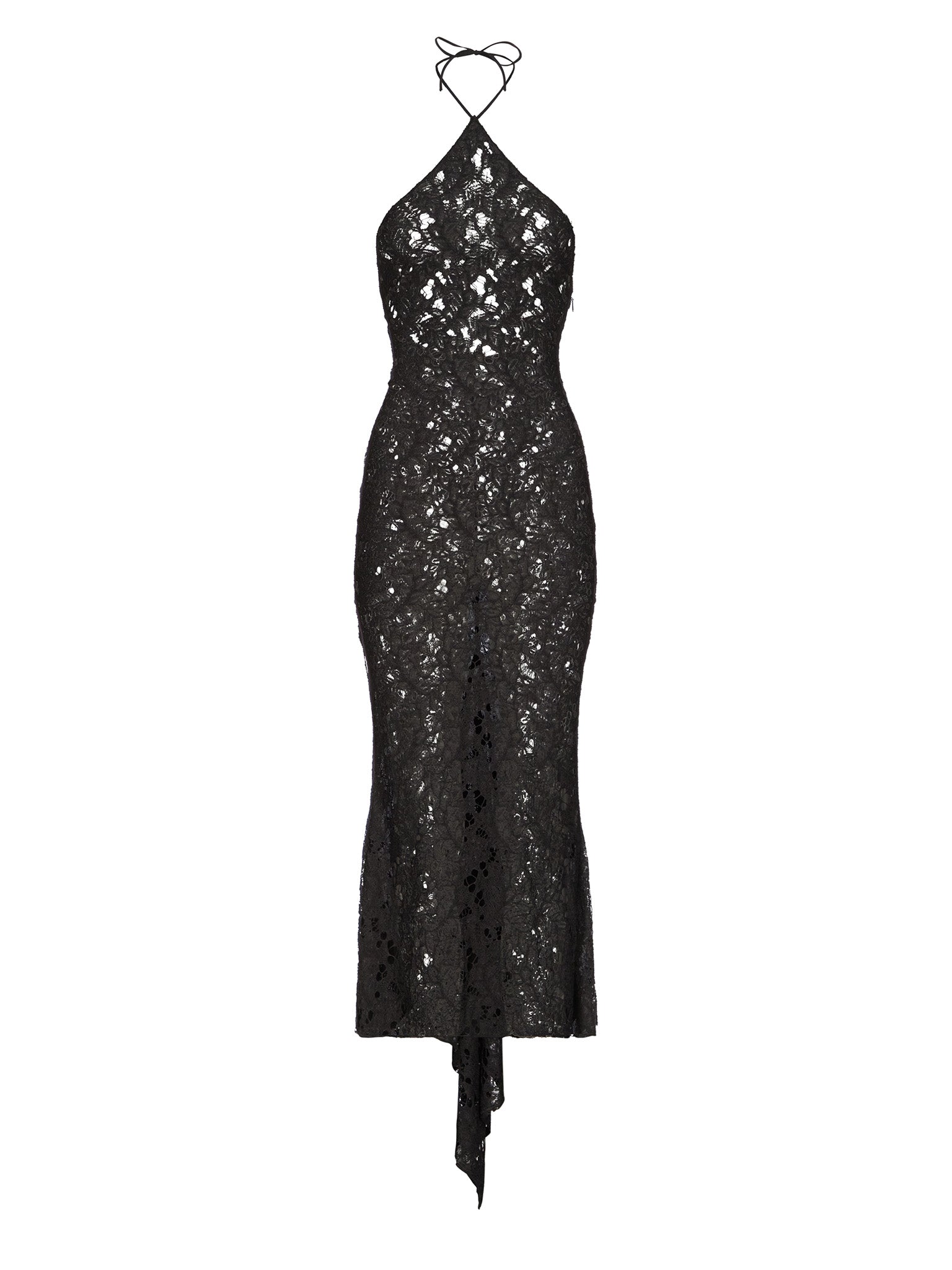 Anthonia Midi Dress in Lace
