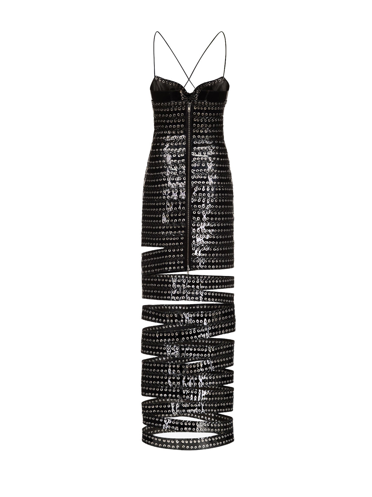 Lee Long Dress in Patent Leather