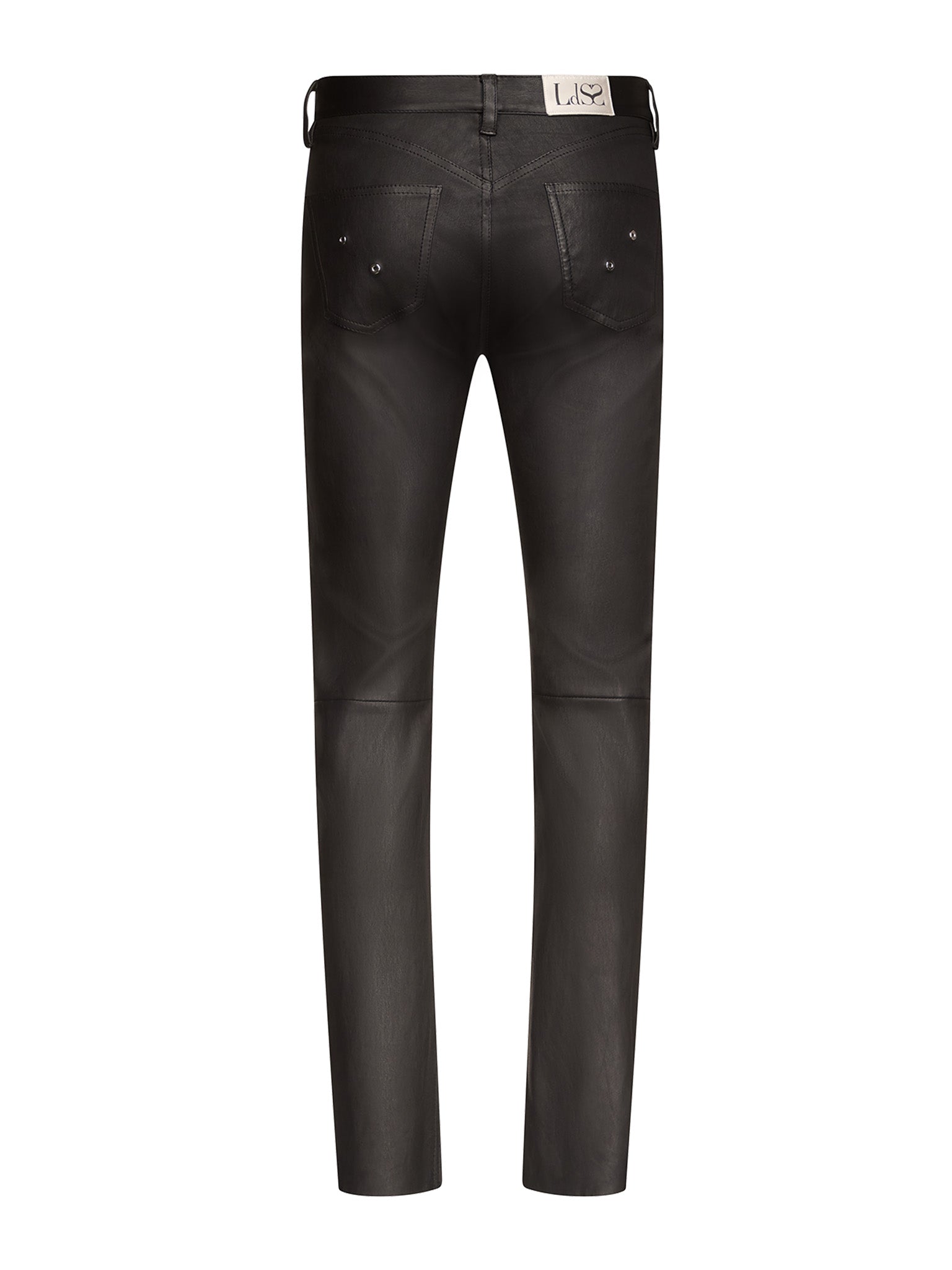 Lace-Up Pants in Leather