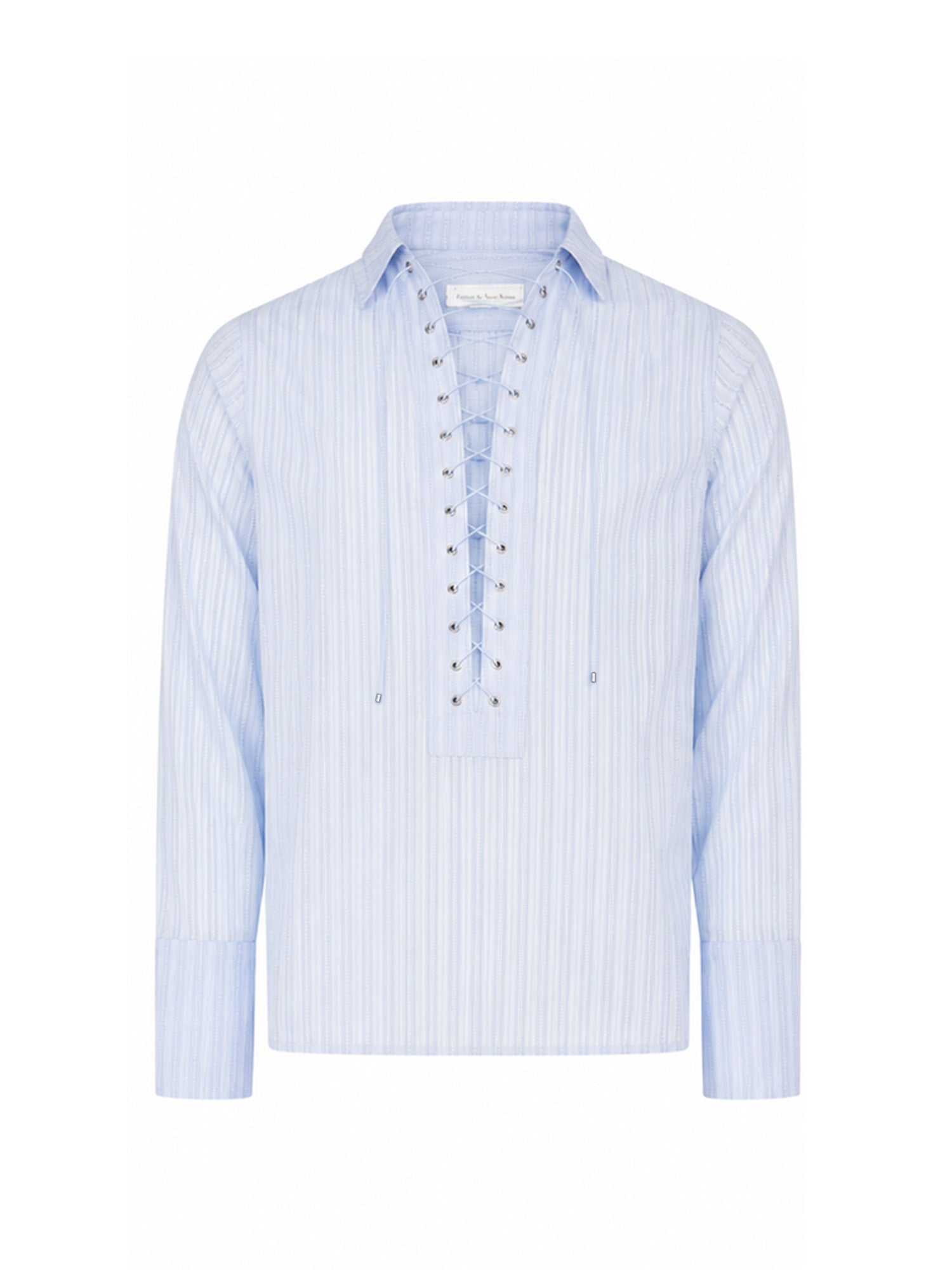 Laced Alan Shirt in Cotton