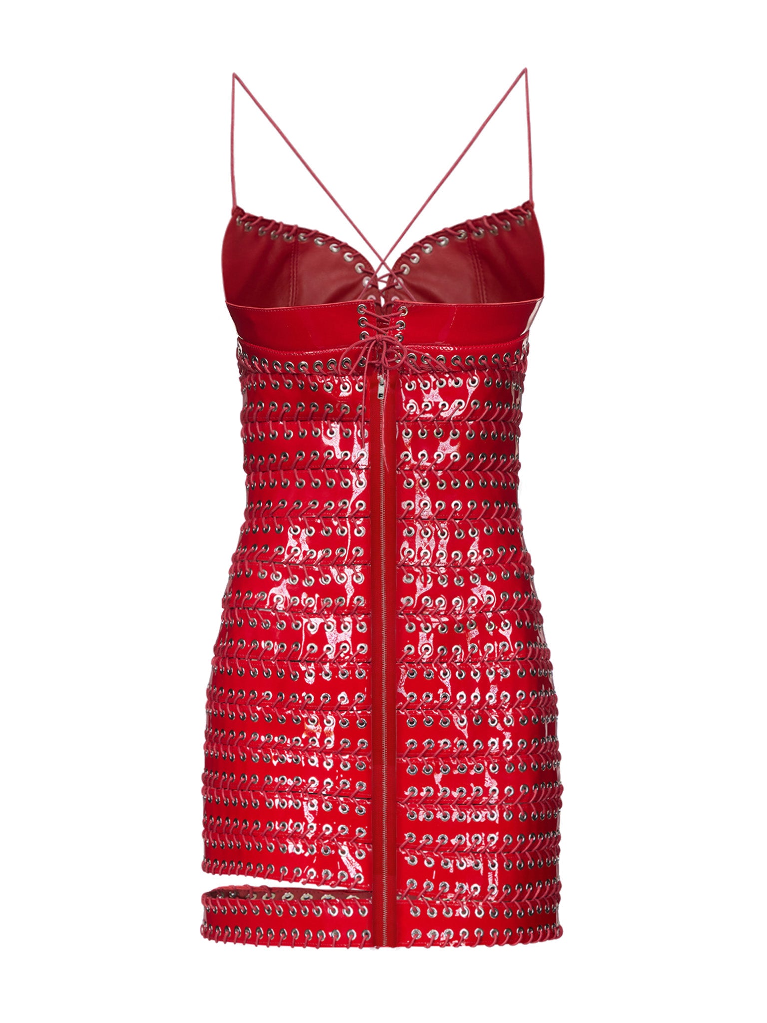 Lee Mini Dress in Patent Leather