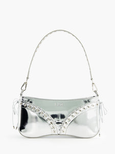 The Cleavage Bag in Mirror Leather
