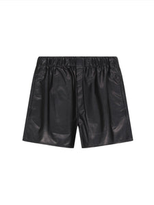 Black Leather Boxer Shorts