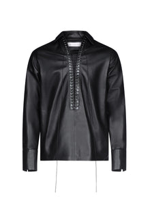 Alan Shirt in Leather