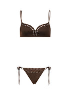 Lace-Up Bikini Bottom