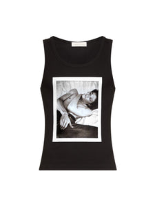 Self Portrait Print Tank Top