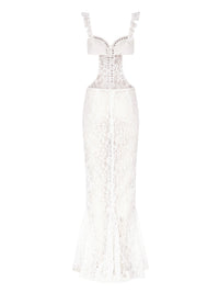 Chloe Long Dress in Lace