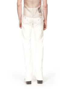 Cream Candy Cotton Trousers