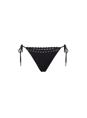 Lace-Up Bikini Bottom