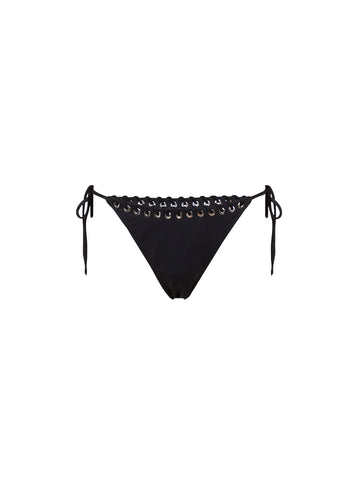 Lace-Up Bikini Bottom