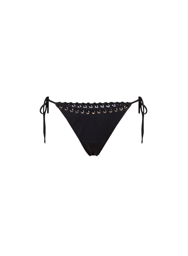 Lace-Up Bikini Bottom