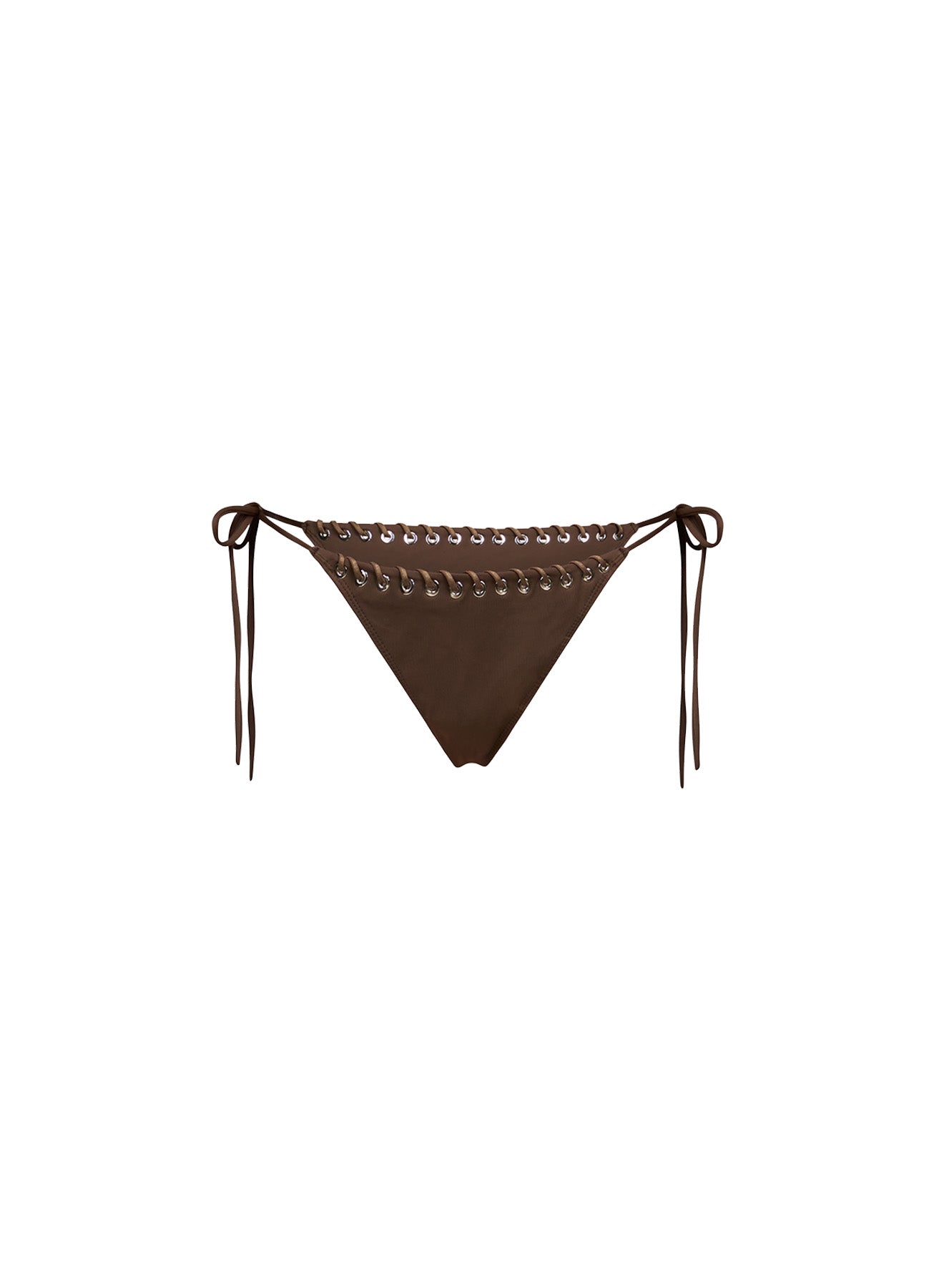 Lace-Up Bikini Bottom