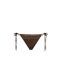 Lace-Up Bikini Bottom