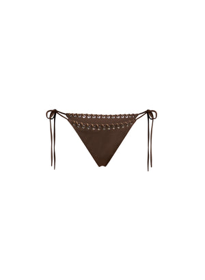 Lace-Up Bikini Bottom