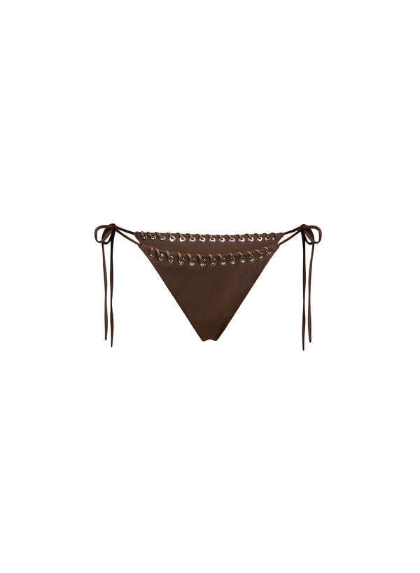 Lace-Up Bikini Bottom