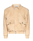 Robert Jacket in Suede (Beige)