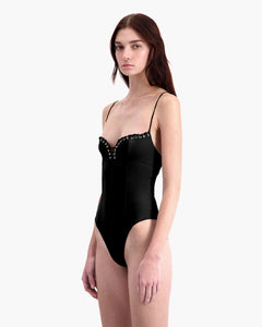 Black One Piece Swimsuit