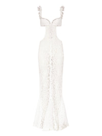 Chloe Long Dress in Lace