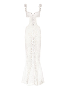 Chloe Long Dress in Lace ludovic de saint sernin Chloe Long Dress in Lace ludovic de saint sernin