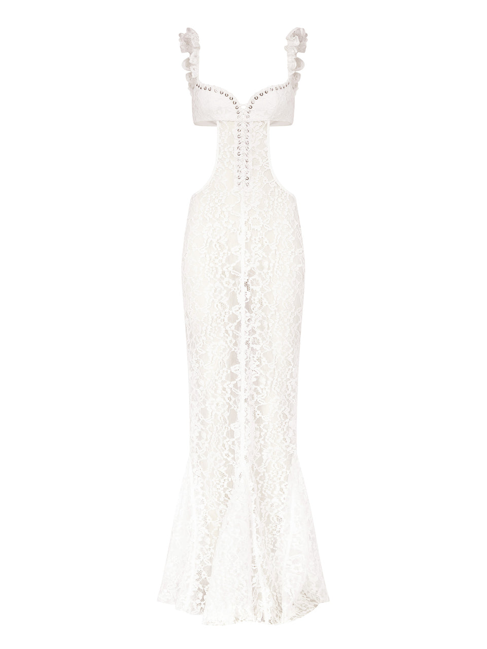 Chloe Long Dress in Lace ludovic de saint sernin Chloe Long Dress in Lace ludovic de saint sernin