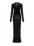 Long Sleeve Dress in Velvet