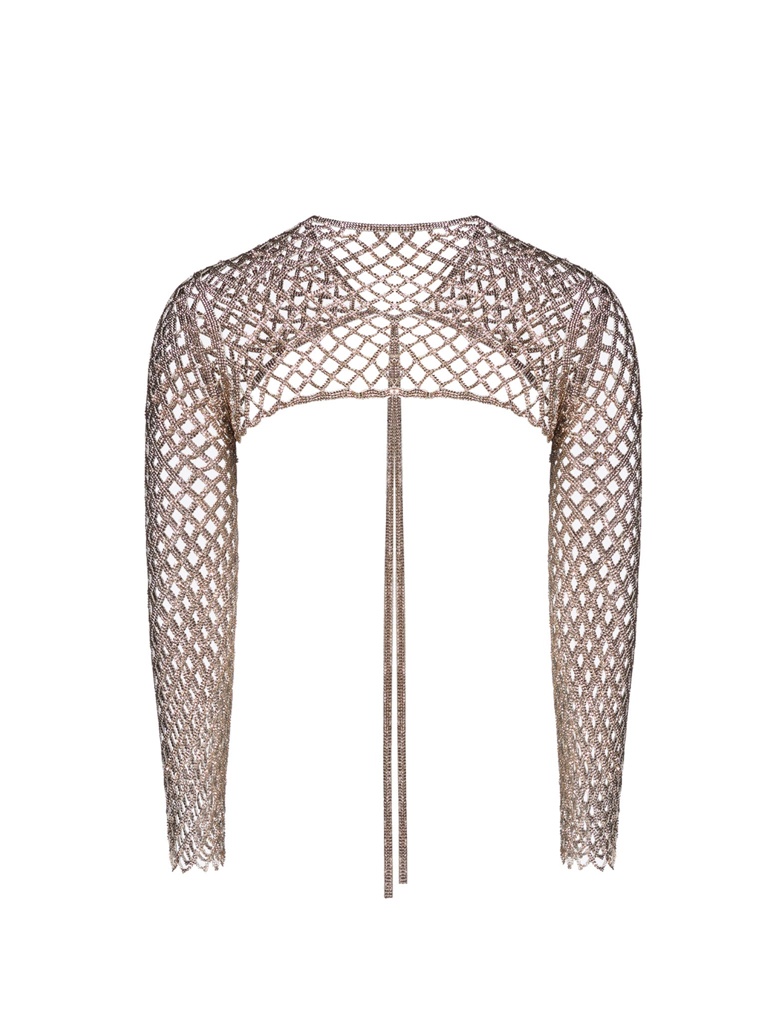 Bolero Top in Crystal Mesh