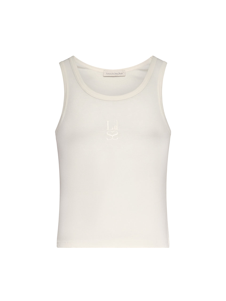 Embroidered Tank Top in Cotton