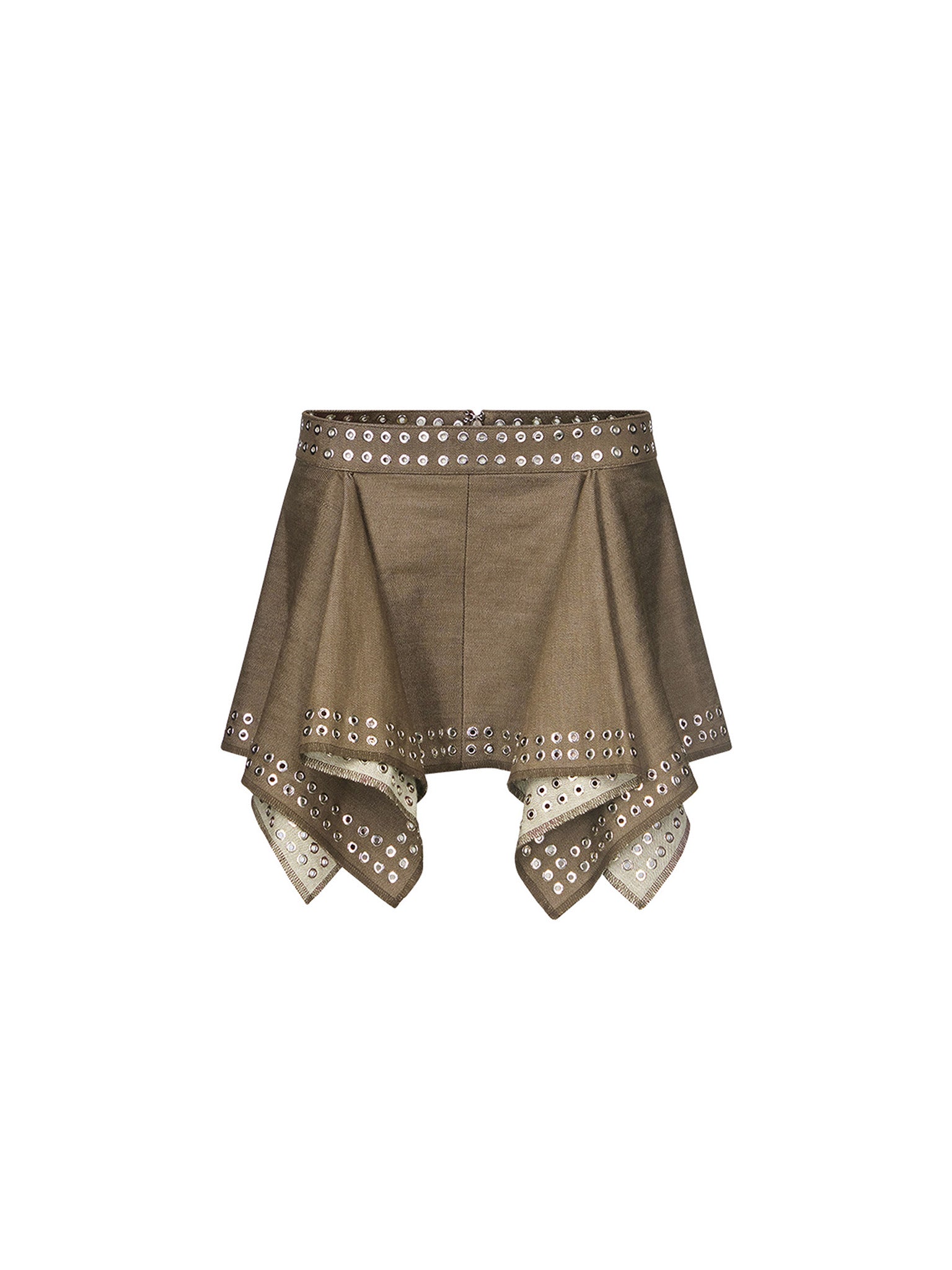 Ice Skating Mini Skirt in Denim