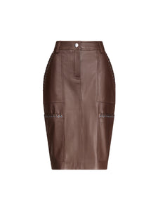 Ruth Skirt in Leather