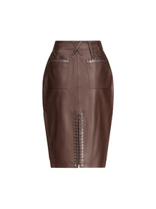 Ruth Skirt in Leather