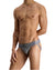 Grey Leather Jockstrap