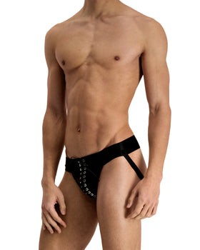 Black Leather Jockstrap