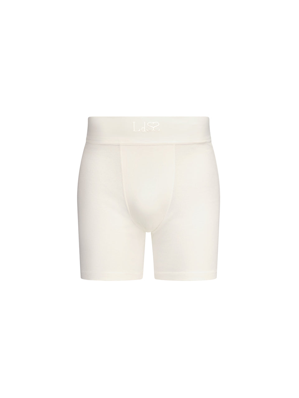 Embroidered Cyclist Shorts in Cotton