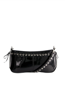 The Cleavage Bag in Black Patent Leather