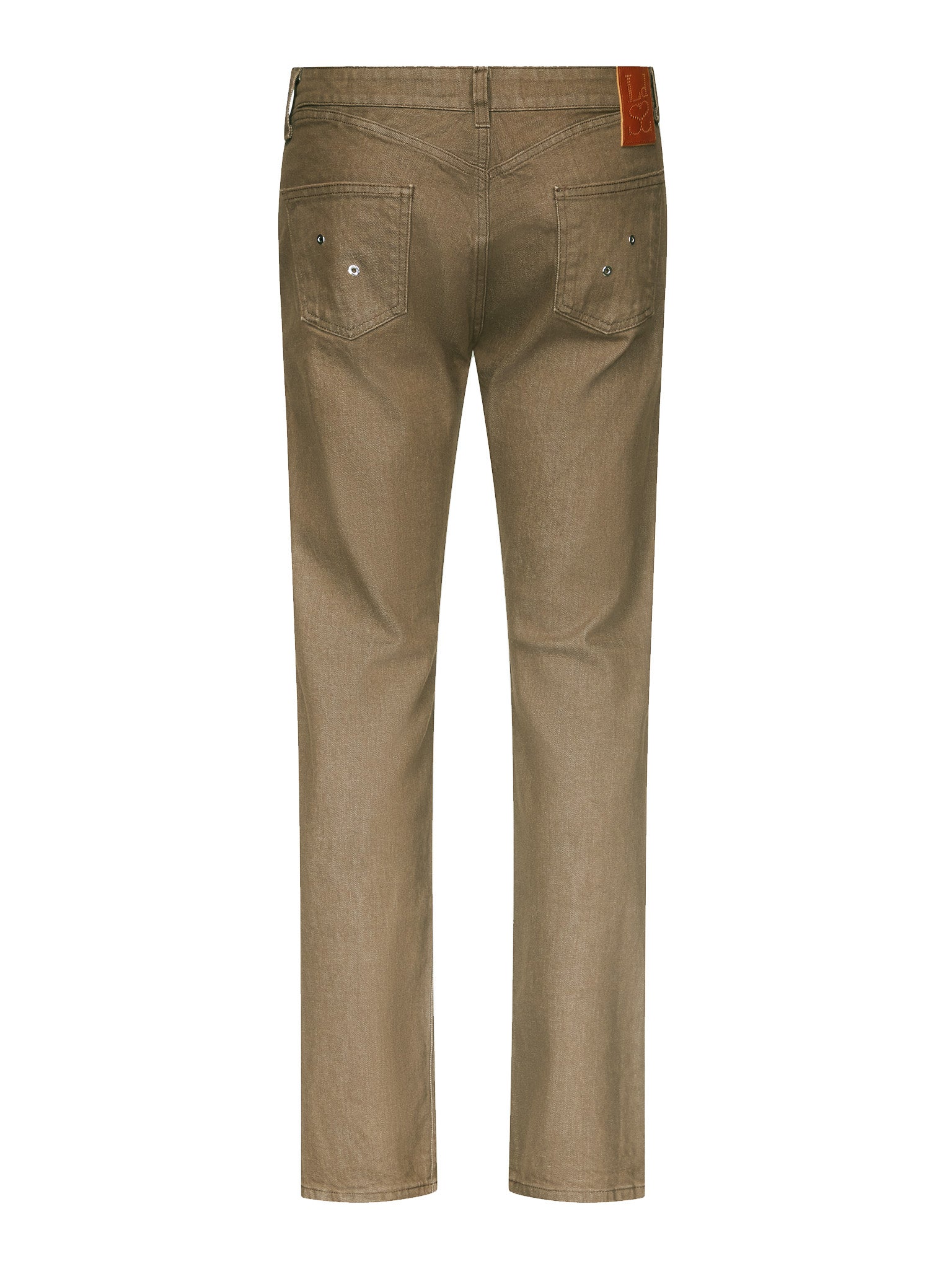 Lace-Up Jeans in Denim