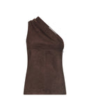 Jay Top in Suede (Brown)
