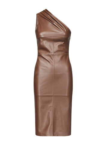 Melrose Dress in Leather