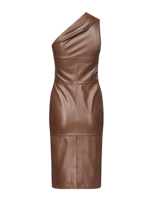 Melrose Dress in Leather