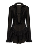 Dolce Dress in Cotton (Black )