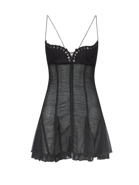 Eva Cleavage Mini Dress