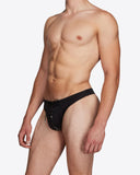 Signature Swim Thong (Black )
