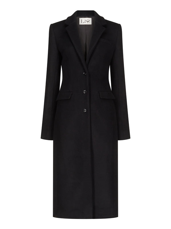 Fitted Coat in Wool