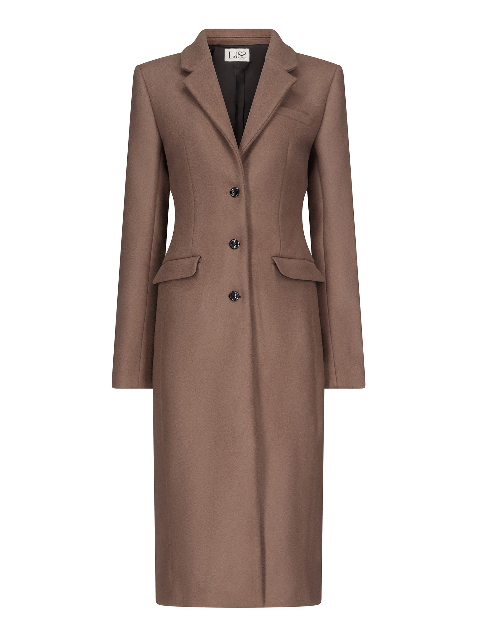 Fitted Coat in Wool