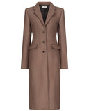 Fitted Coat in Wool (Khaki)