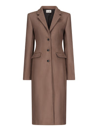 Fitted Coat in Wool