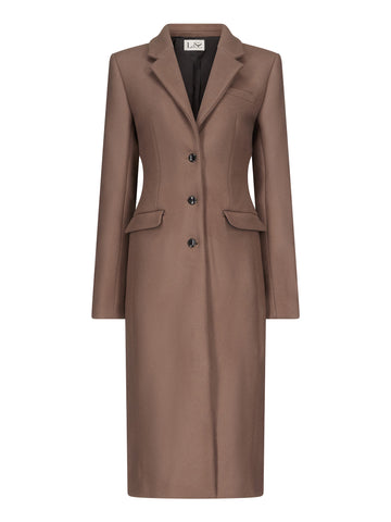 Fitted Coat in Wool