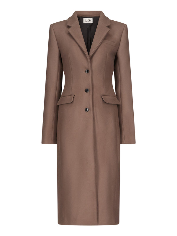 Fitted Coat in Wool