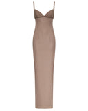 Isabella Dress in Wool (Khaki)